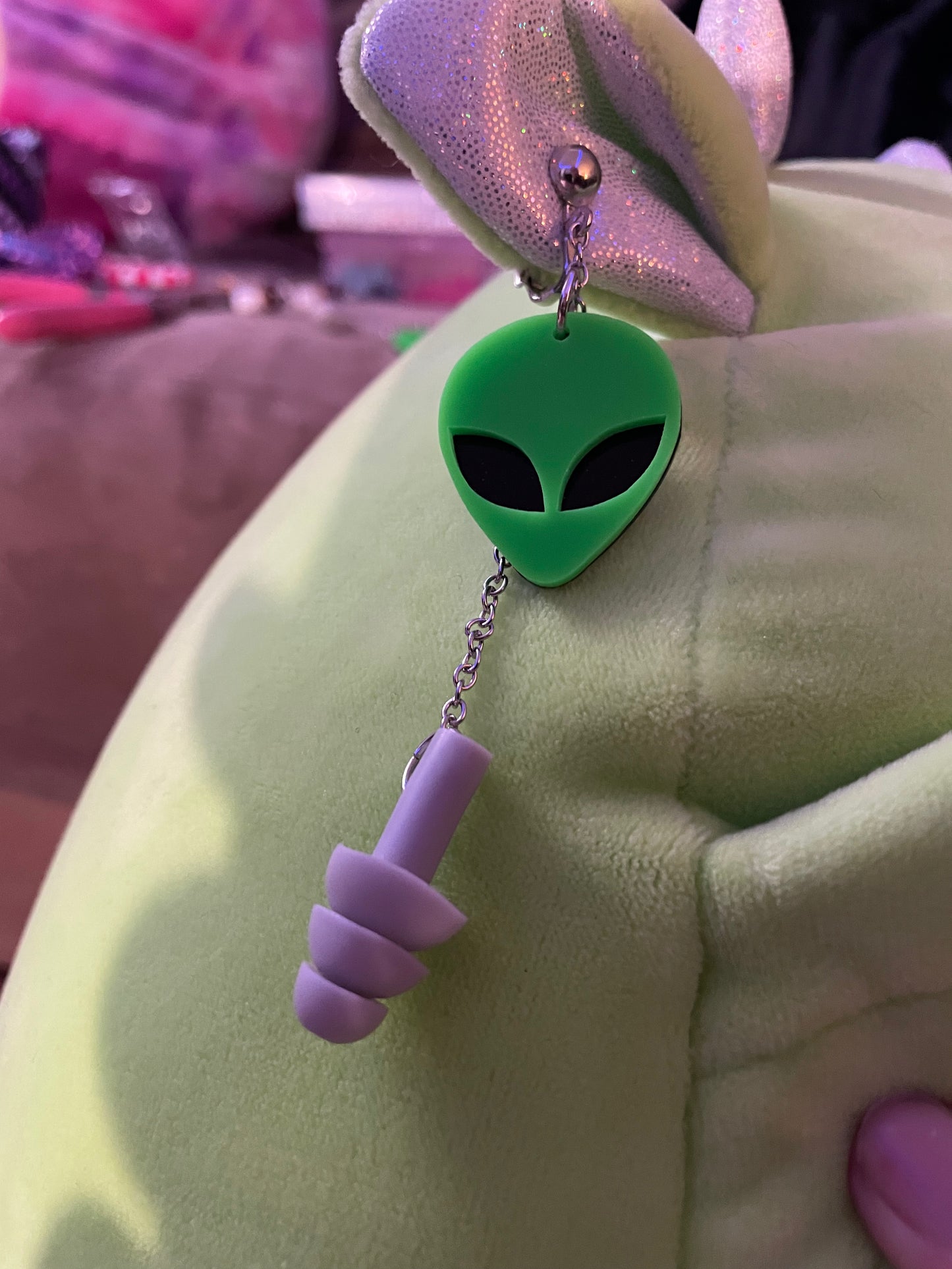 Earplug Clip on Earrings