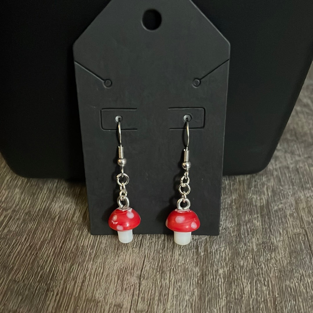Mini Mushroom Earring