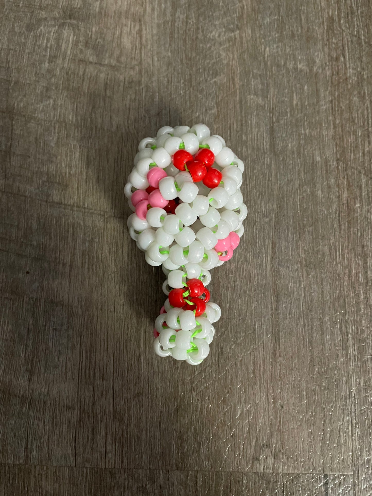 Cow Mushroom Kandi Fidget