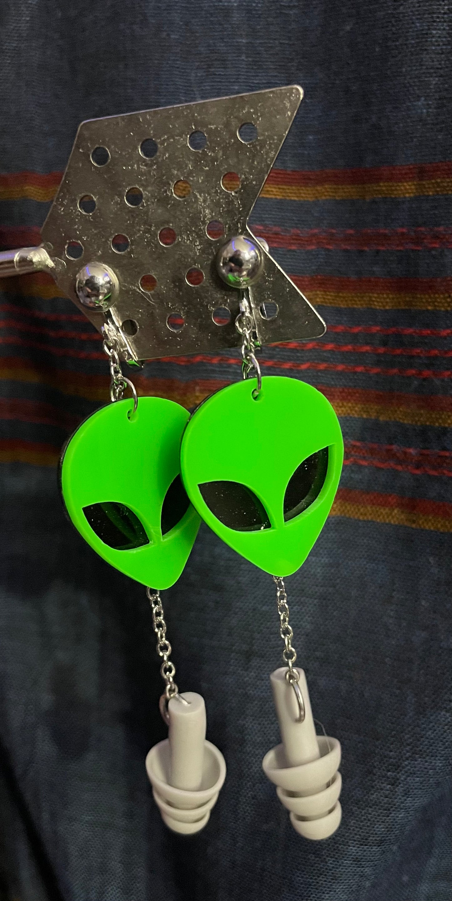 Earplug Clip on Earrings